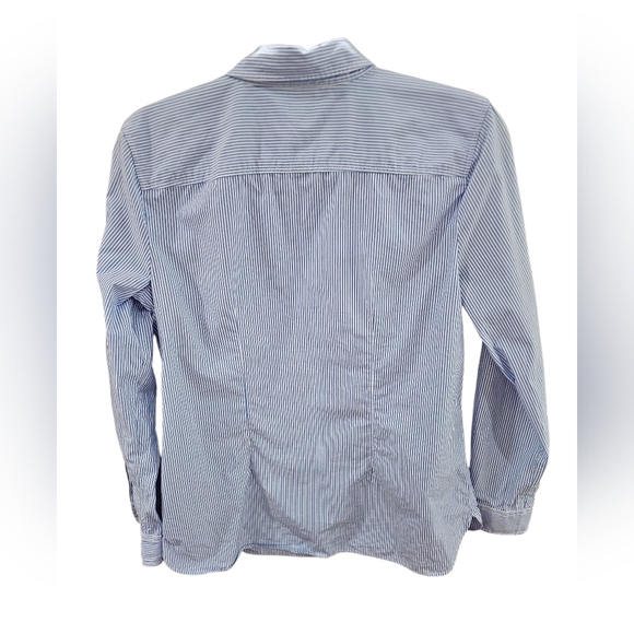 TALBOTS Embroidered Bird And Flower   Button Down Sz S EUC - Picture 4 of 9